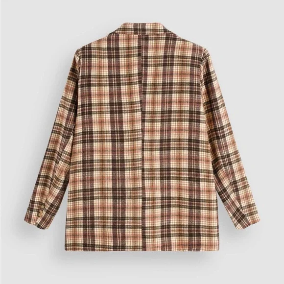 Cider Retro Plaid Blazer - Picture 2 of 8